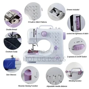 Portable Electric Sewing Machine - Multicolor