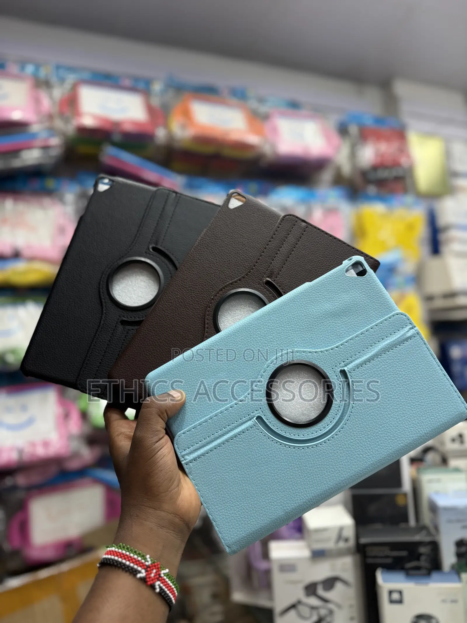 360-Degree Rotating Leather-Style Folio Cases