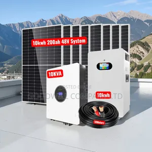 10kwh Lithium Solar System Full Kit (10kwh 48v 10kva Hybrid 48v)