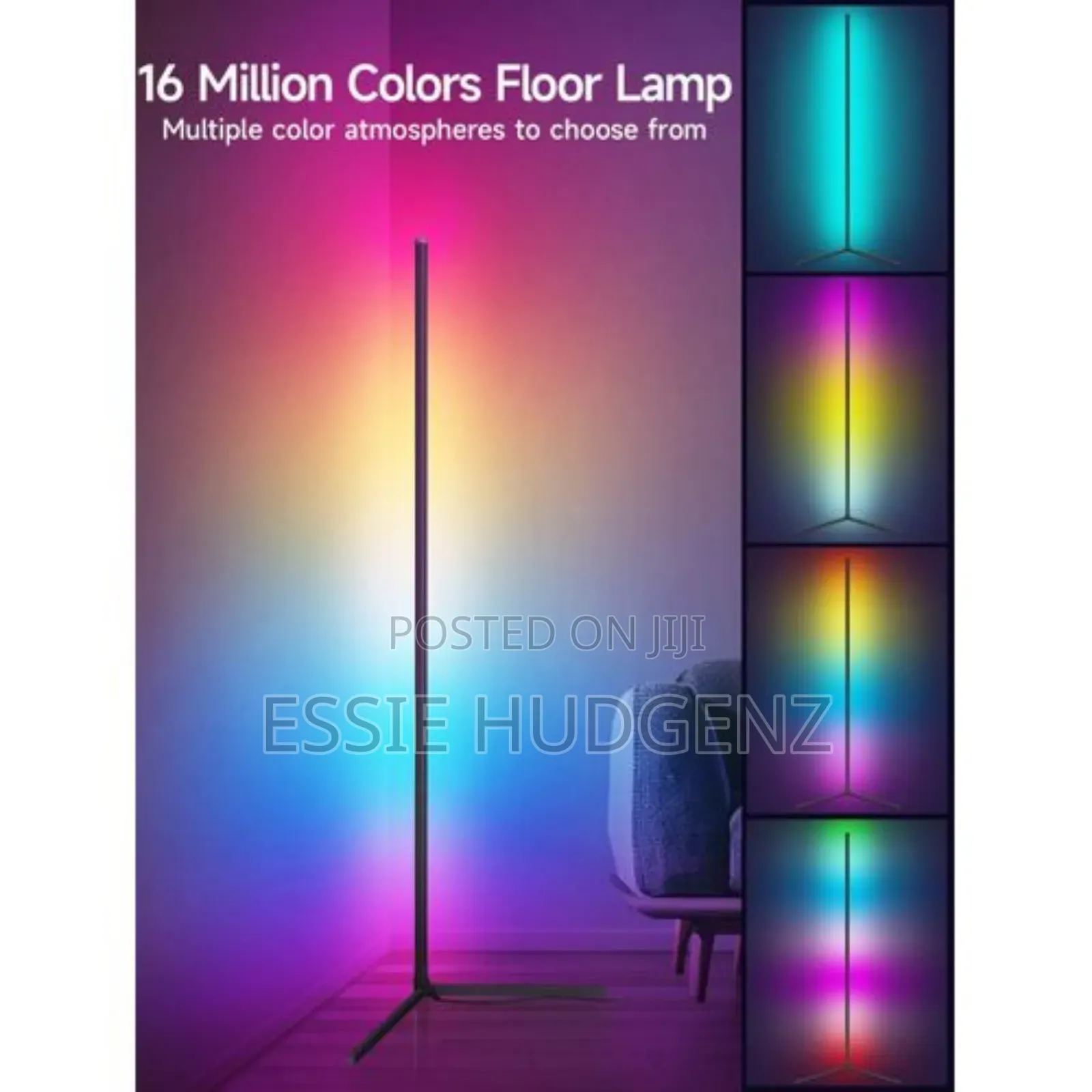 RGB Led Corner Floor Lamp