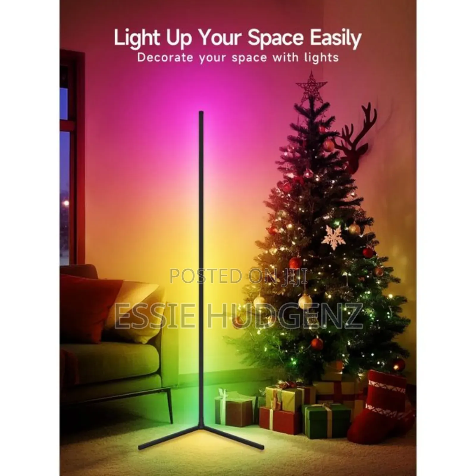 RGB Led Corner Floor Lamp