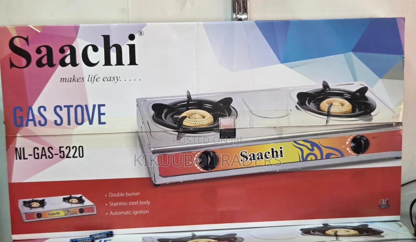 Saachi Double Gas Stove