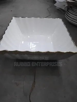 White Porcelain Serving Bowl