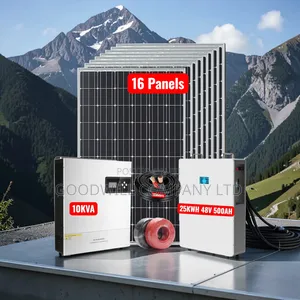 25kwh Lithium Solar System Full Kit (25kwh 500ah 48v 10kva Hybrid 48v)
