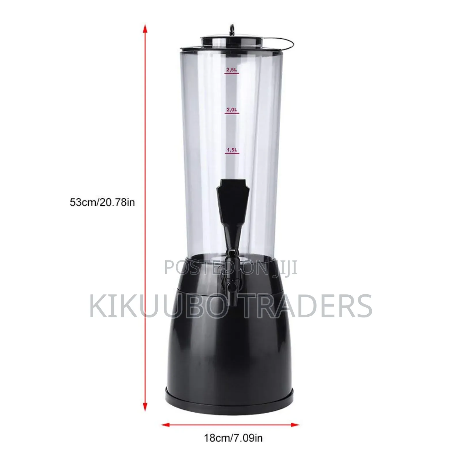 Beer Tower Dispenser, Cold Draft Beer Tower Beverage Dispenser