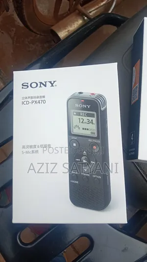 Sony Icd-Px470 Stereo Digital Voice Recorder Built-in Usb