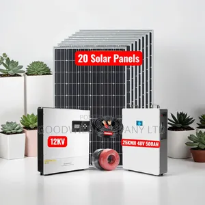 25kwh Lithium Solar System Kit (25kwh 500ah 48v 12kva Hybrid 48v)