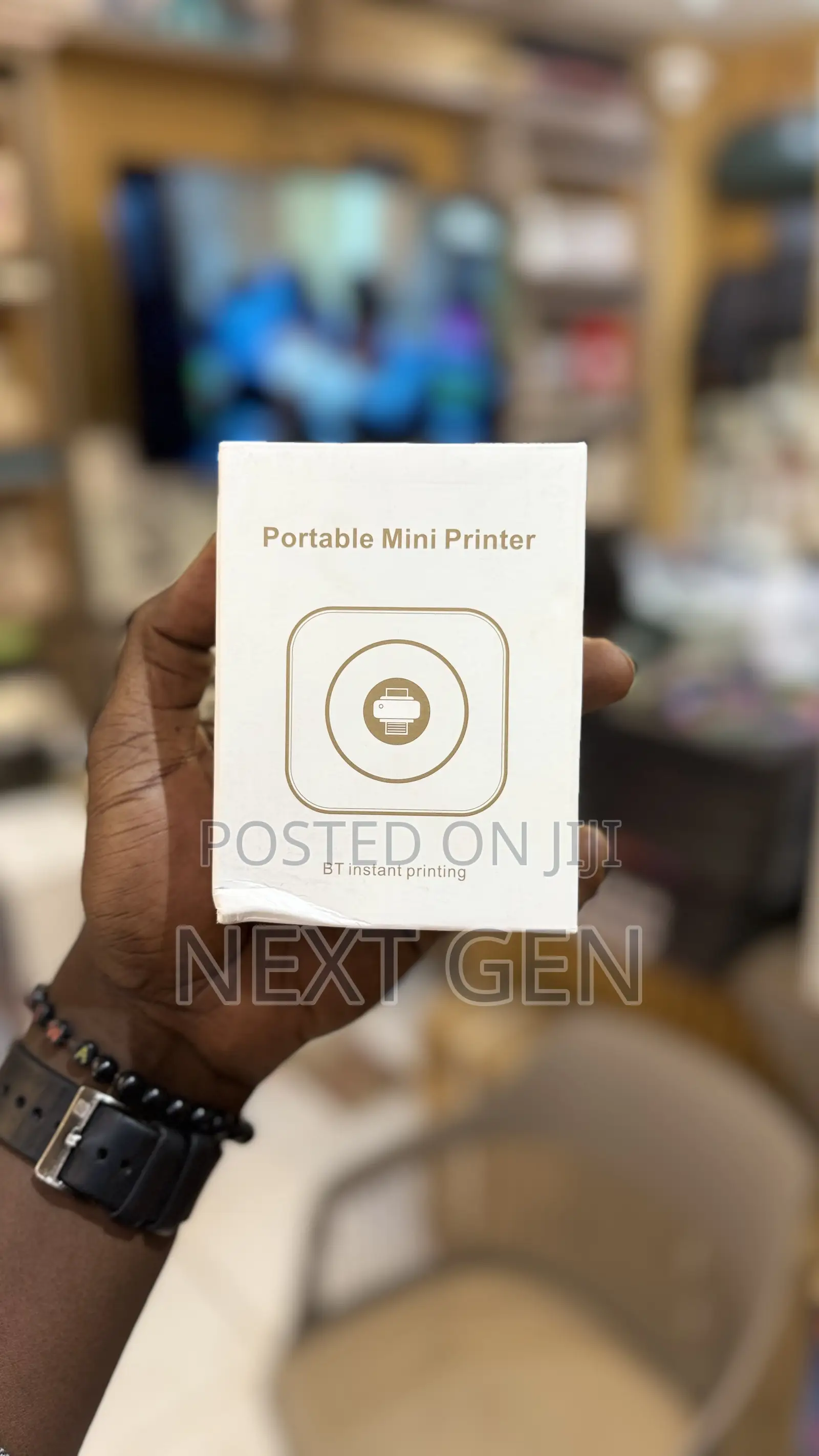 Portable Mini Printer With Bluetooth Instant Printing