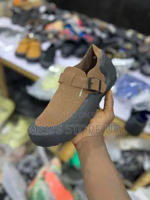 Birkenstock Classic Casual Genuine Leather Rubber Sole Shoes