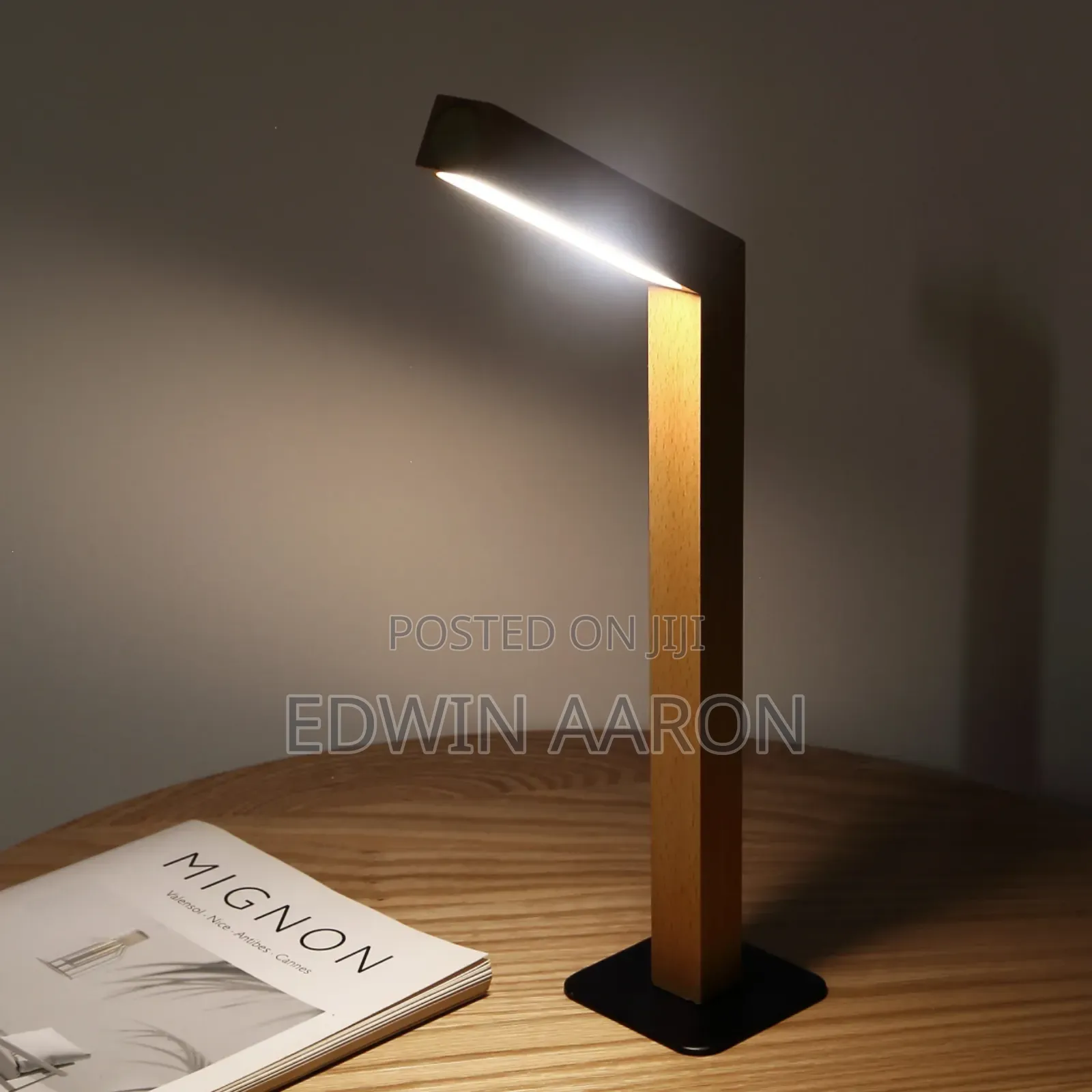 Wooden Lamp Desk