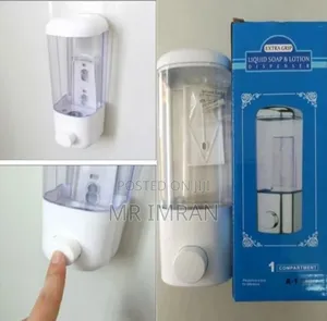 Extra Grip Wall-Mounted Liquid Soap and Lotion Dispenser