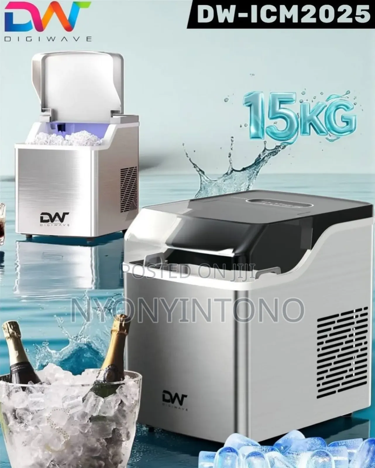 Dw 15kg Portable Ice Cube Maker