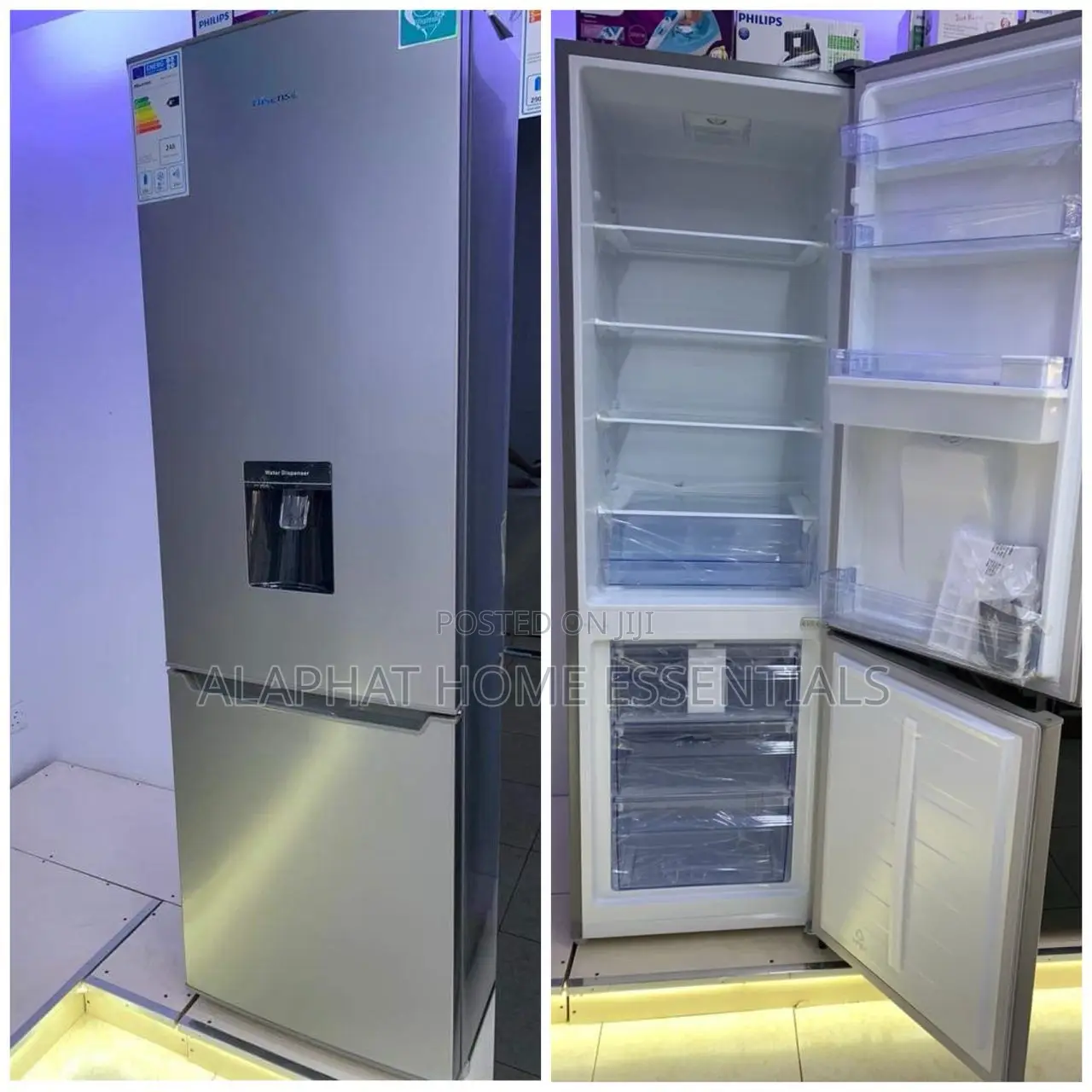 Hisense 341 Litres Double Door Fridge