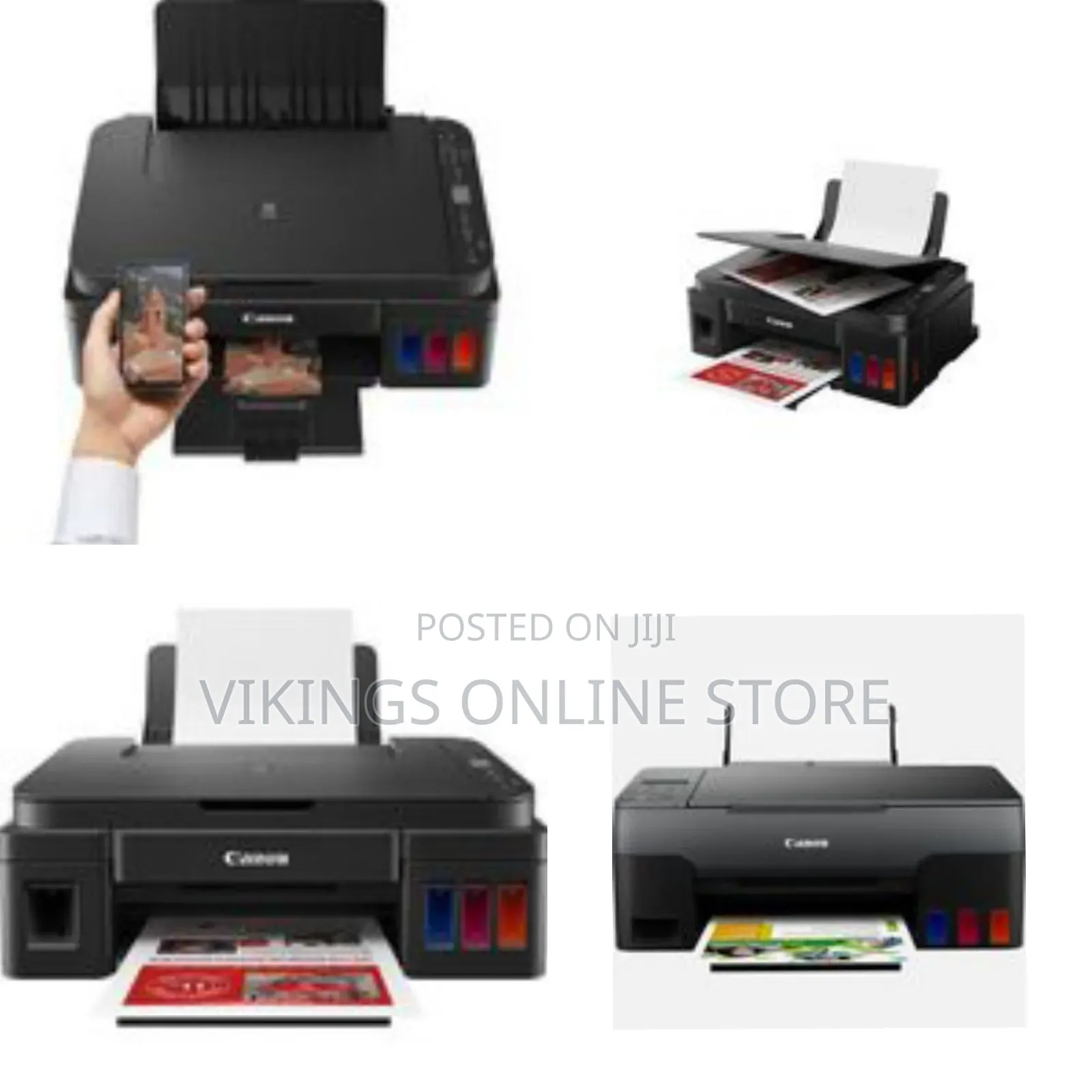 Canon Wireless Multi Function Color Printer G3420- Black