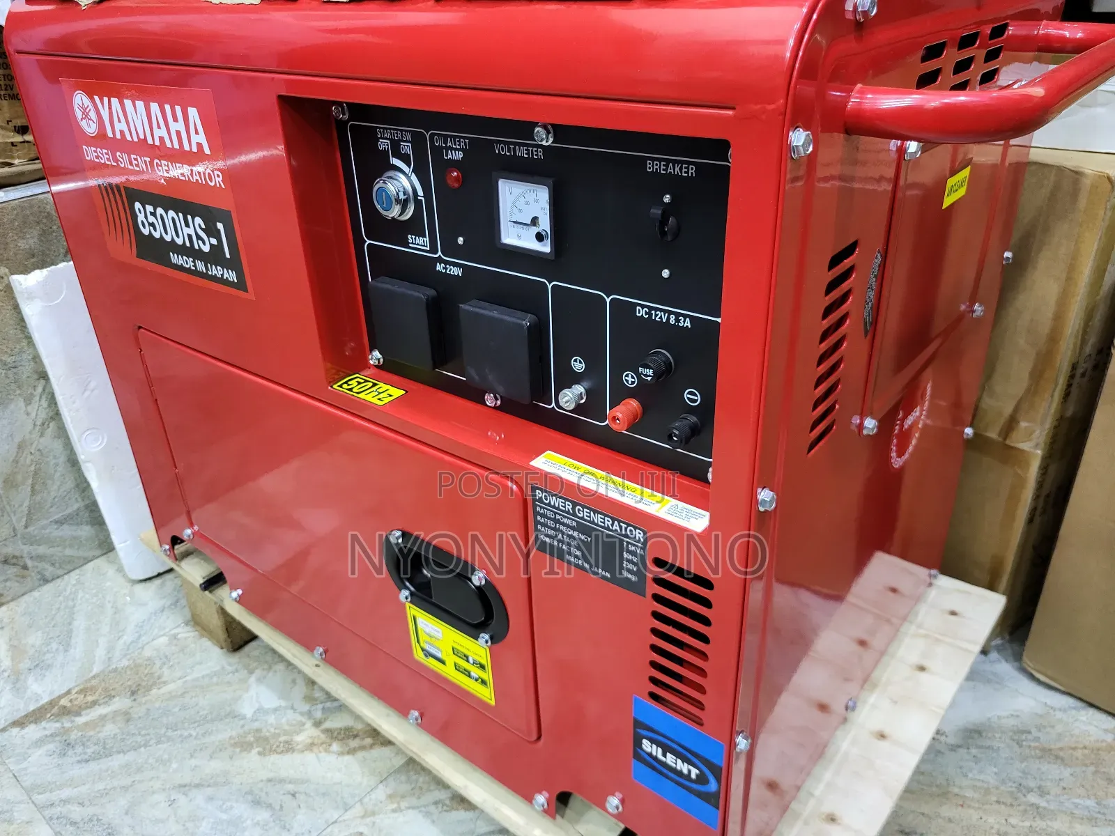 Yamaha 7.5kva Desel Powered Silent Generator