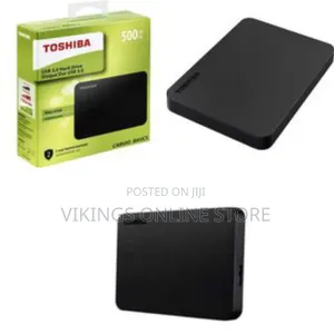 Toshiba 500gb External Hard Disk Drive 3.0 - Black