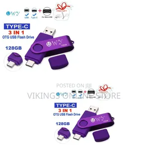 Uwy Flash Disk 128g Otg Usb Flash Drive Micro Otg Type C