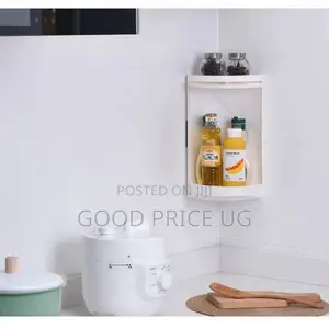 Rotating Bathroom Corner Storage Rack