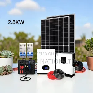 2.5kwh Lithium Solar System Full Kit (2.5kwh 100ah 24v 2kva 24v)