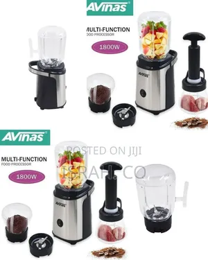 Avinas Multi-Function Food Processor Blender With Grinder and Vacuum