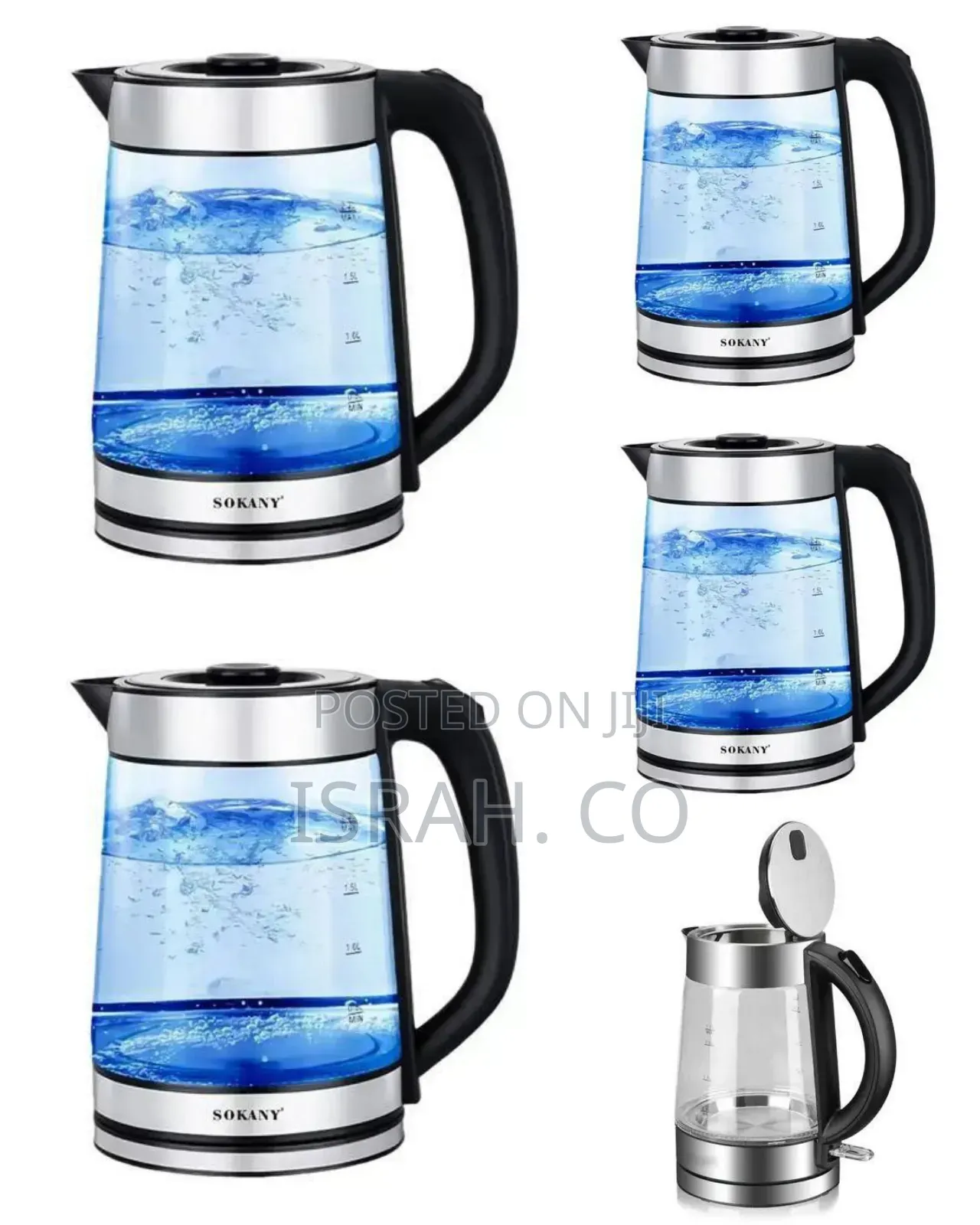 Electric Cordless Glass Kettle