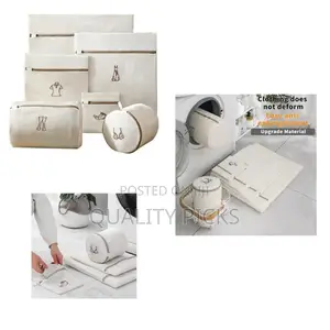 Set Of 6 Mesh Laundry Bags