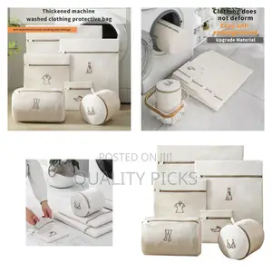Set Of 6 Mesh Laundry Bags