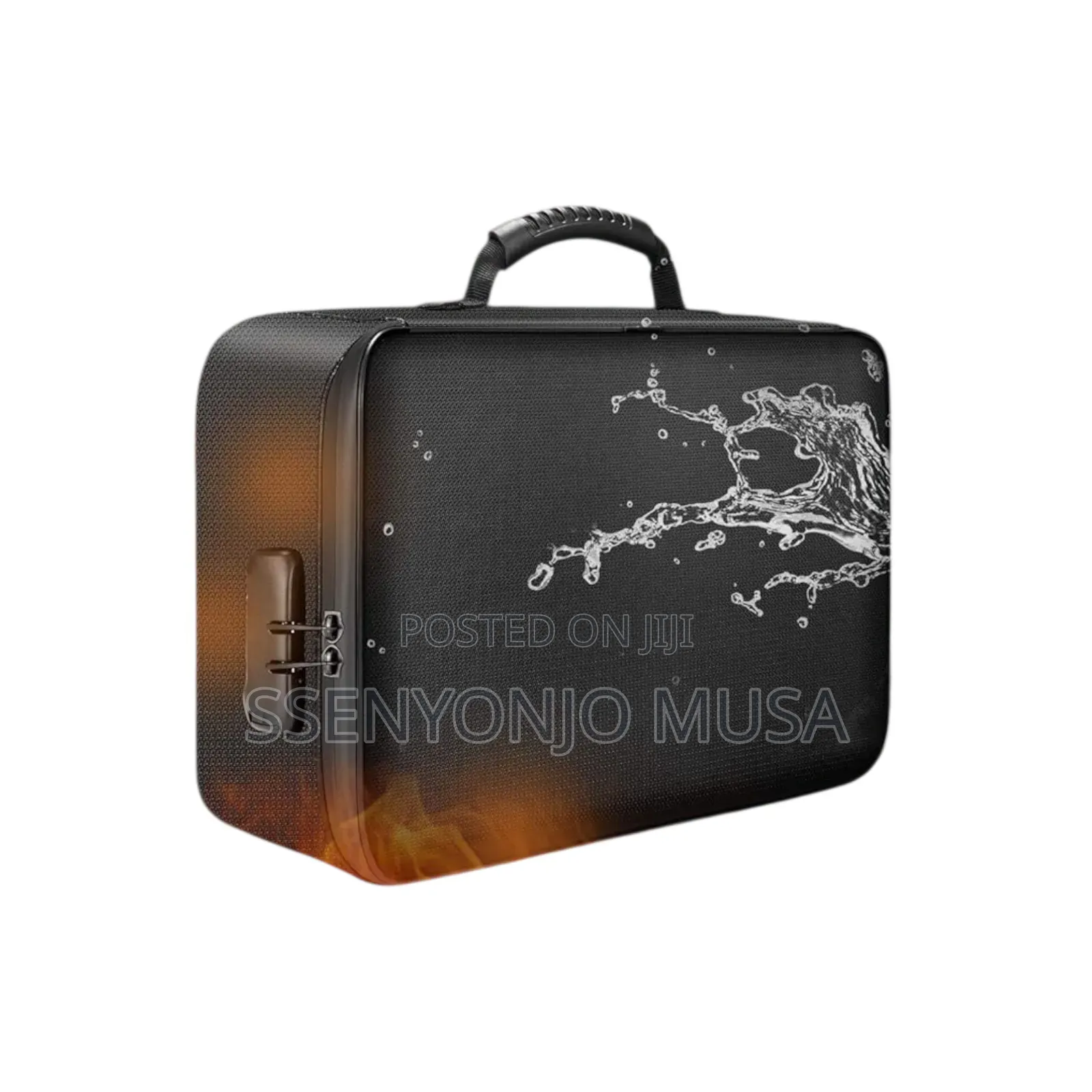 Document Bag Fireproof Organizer With Lock – Portable File Storage.