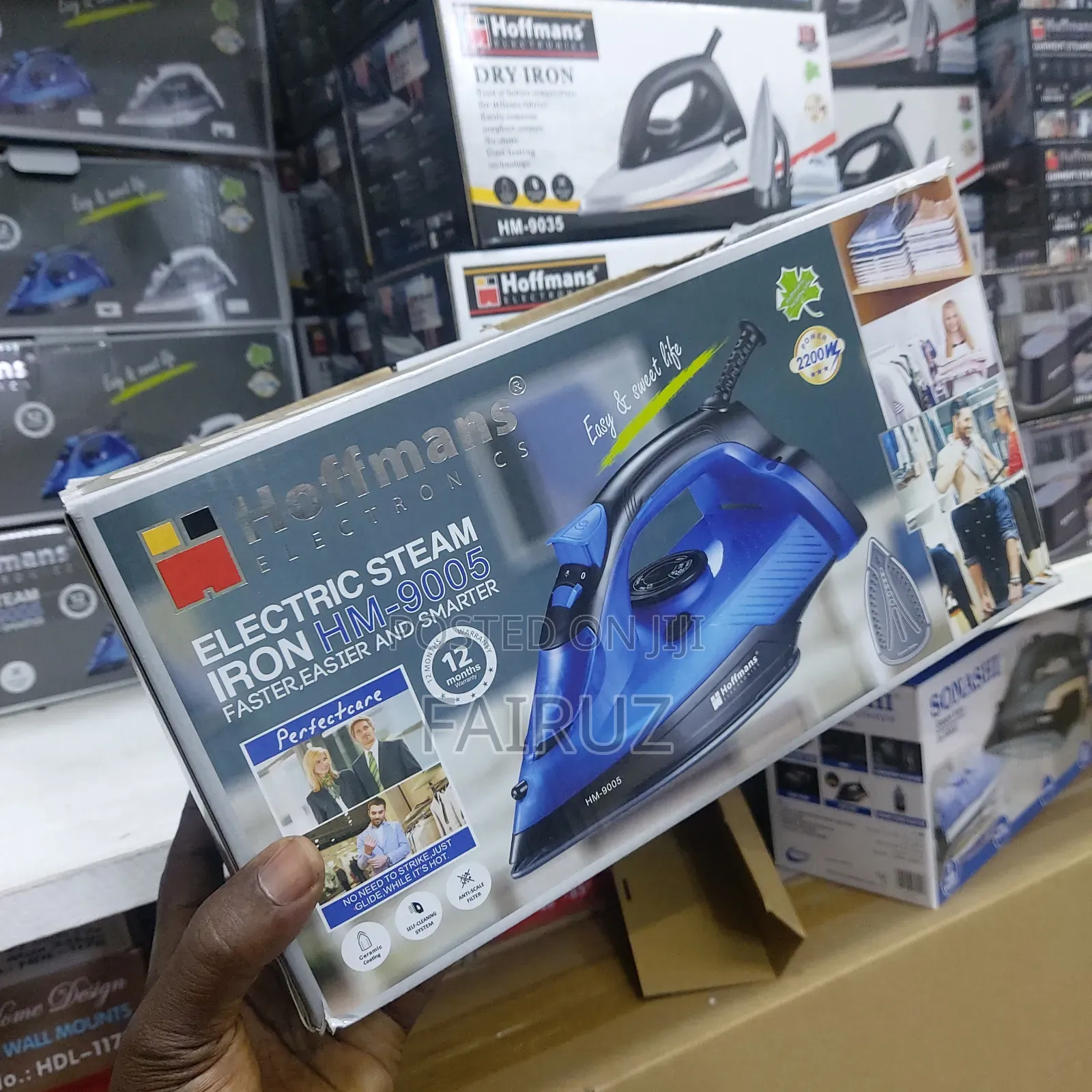 Ceramic Steam Electric Iron Hoffman