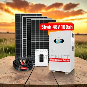 5kwh Lithium Solar System Full Kit (5kwh 100ah 48v 6kva 48v Hybrid)
