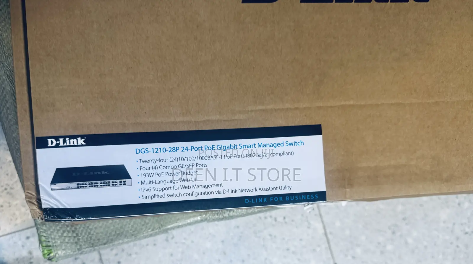 D-Link 24-Port Gigabit Smart Managed Poe Switch (Dgs-1210-28p)