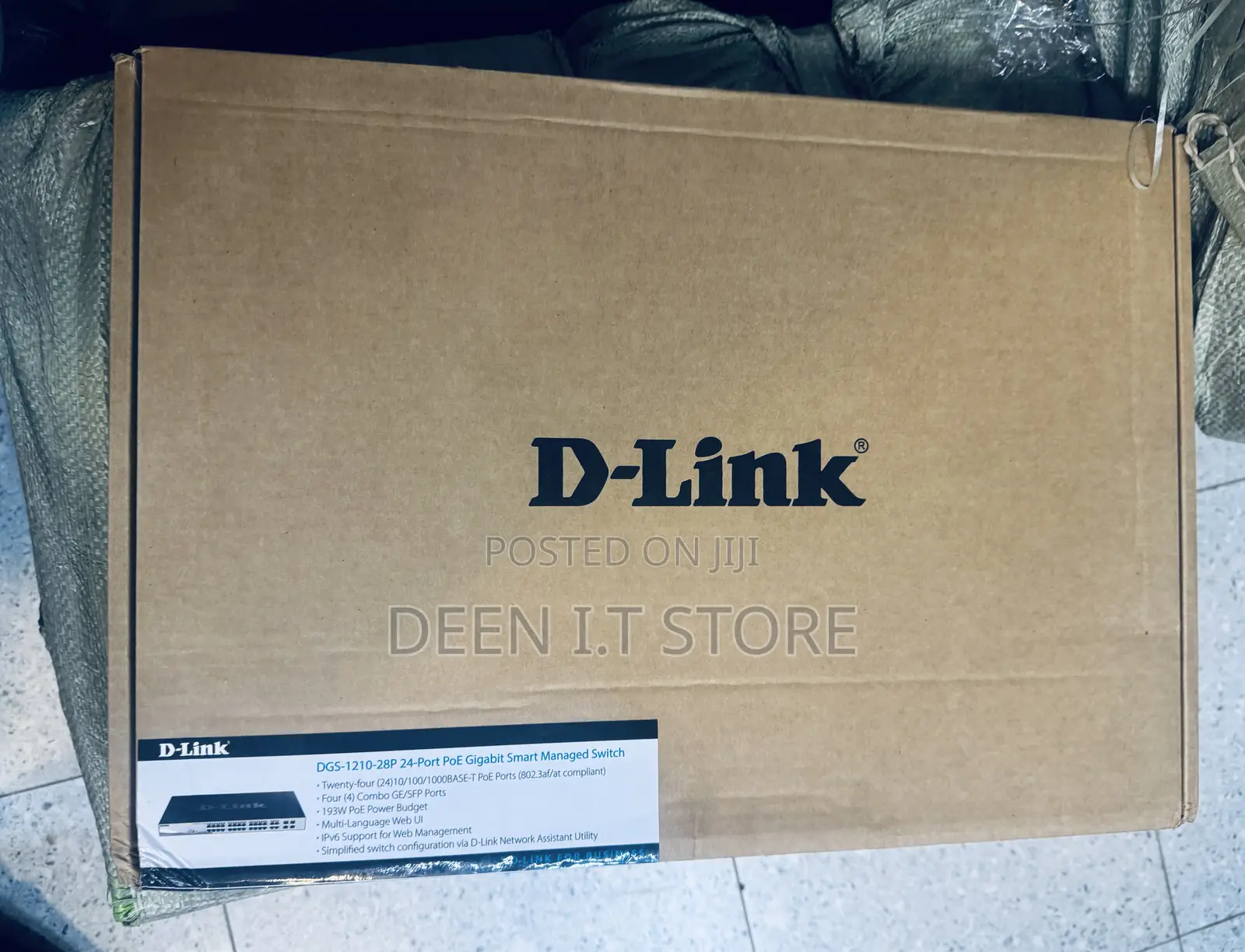 D-Link 24-Port Gigabit Smart Managed Poe Switch (Dgs-1210-28p)