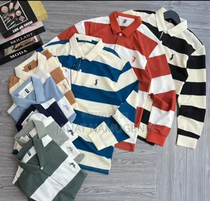 Long Sleeved Colored Stripped Tshirts