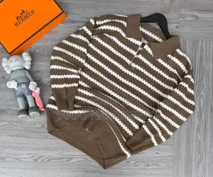 Small Striped Zipped Sweaters