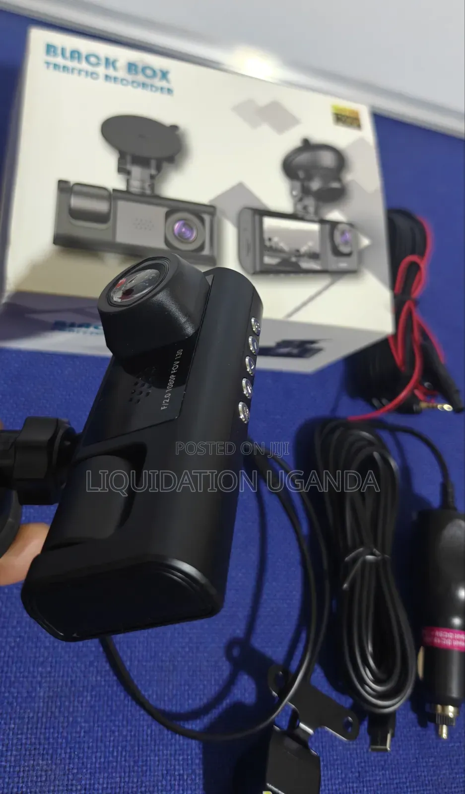 Dash Cam (Front, Rear Inside Cameras + Memory Card Support) –