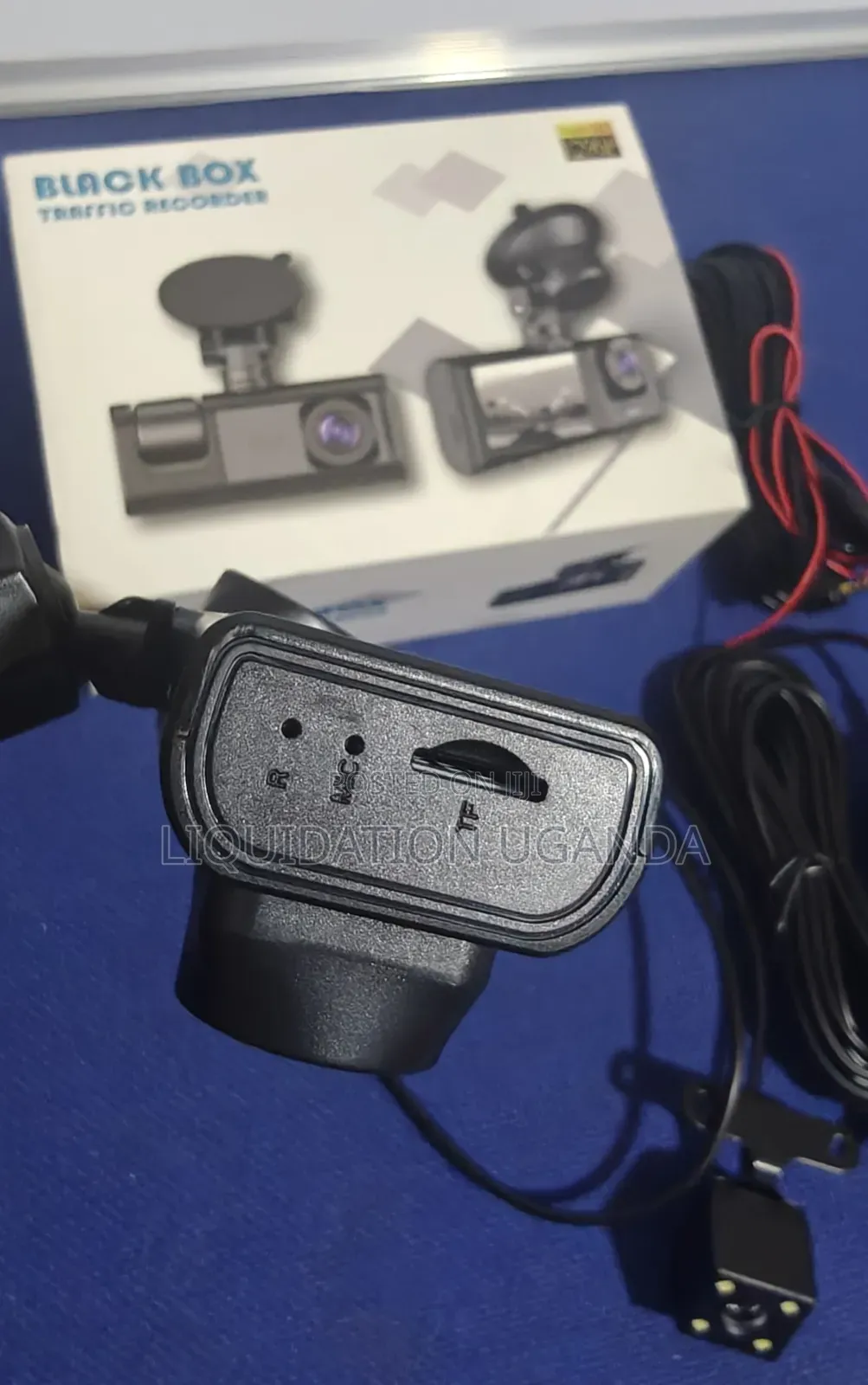 Dash Cam (Front, Rear Inside Cameras + Memory Card Support) –