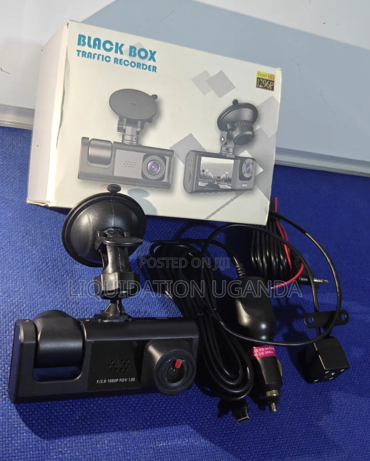 Dash Cam (Front, Rear Inside Cameras + Memory Card Support) –