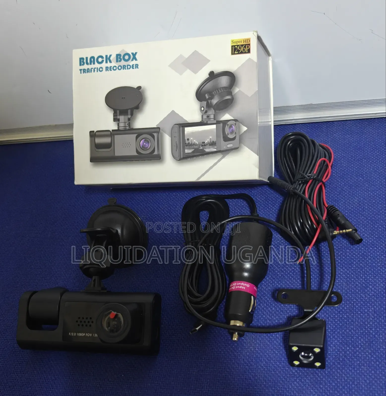 Dash Cam (Front, Rear Inside Cameras + Memory Card Support) –