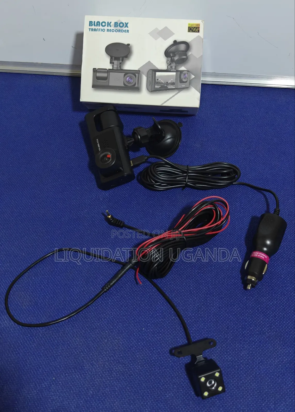 Dash Cam (Front, Rear Inside Cameras + Memory Card Support) –