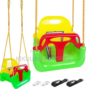 Kids Swing Garden Swing 3 in 1 Adjustable Seat With Back Rest
