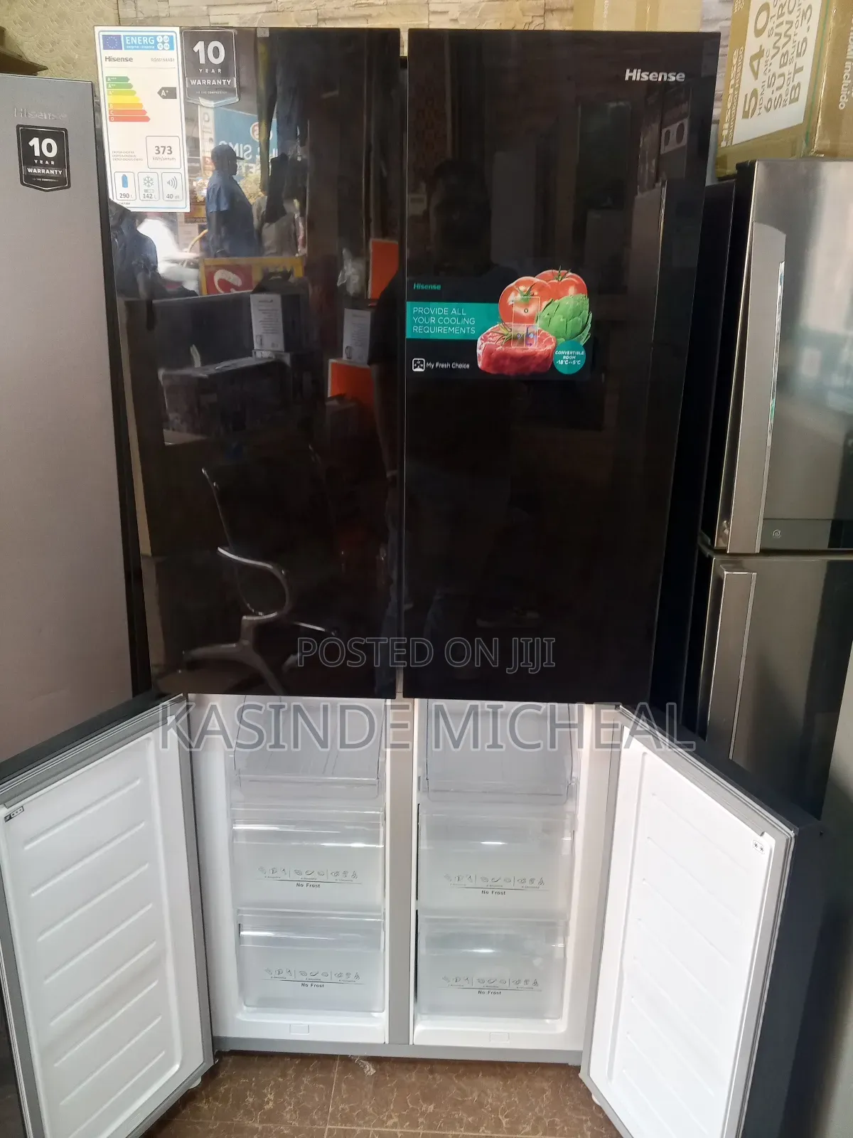 4door 570 Litres Hisence Refrigerator