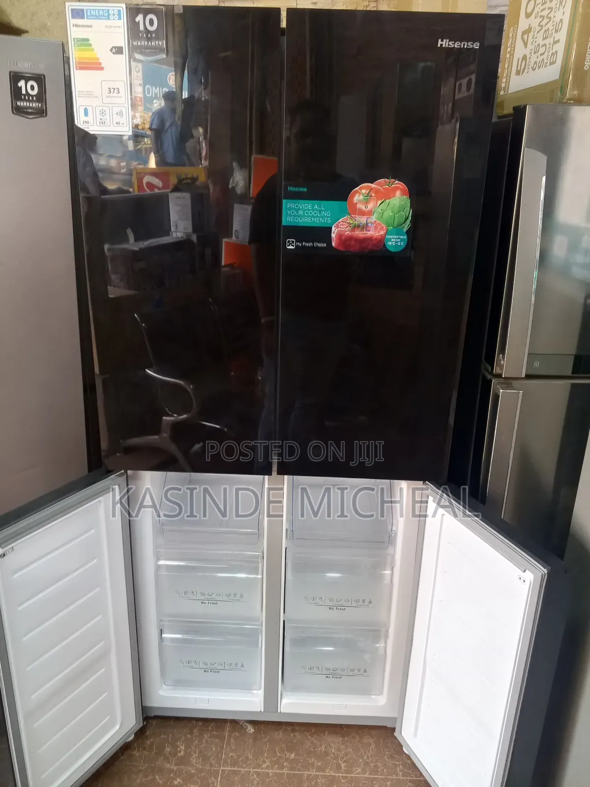 4door 570 Litres Hisence Refrigerator