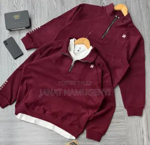 Plain Colored Zipped Sweaters Available