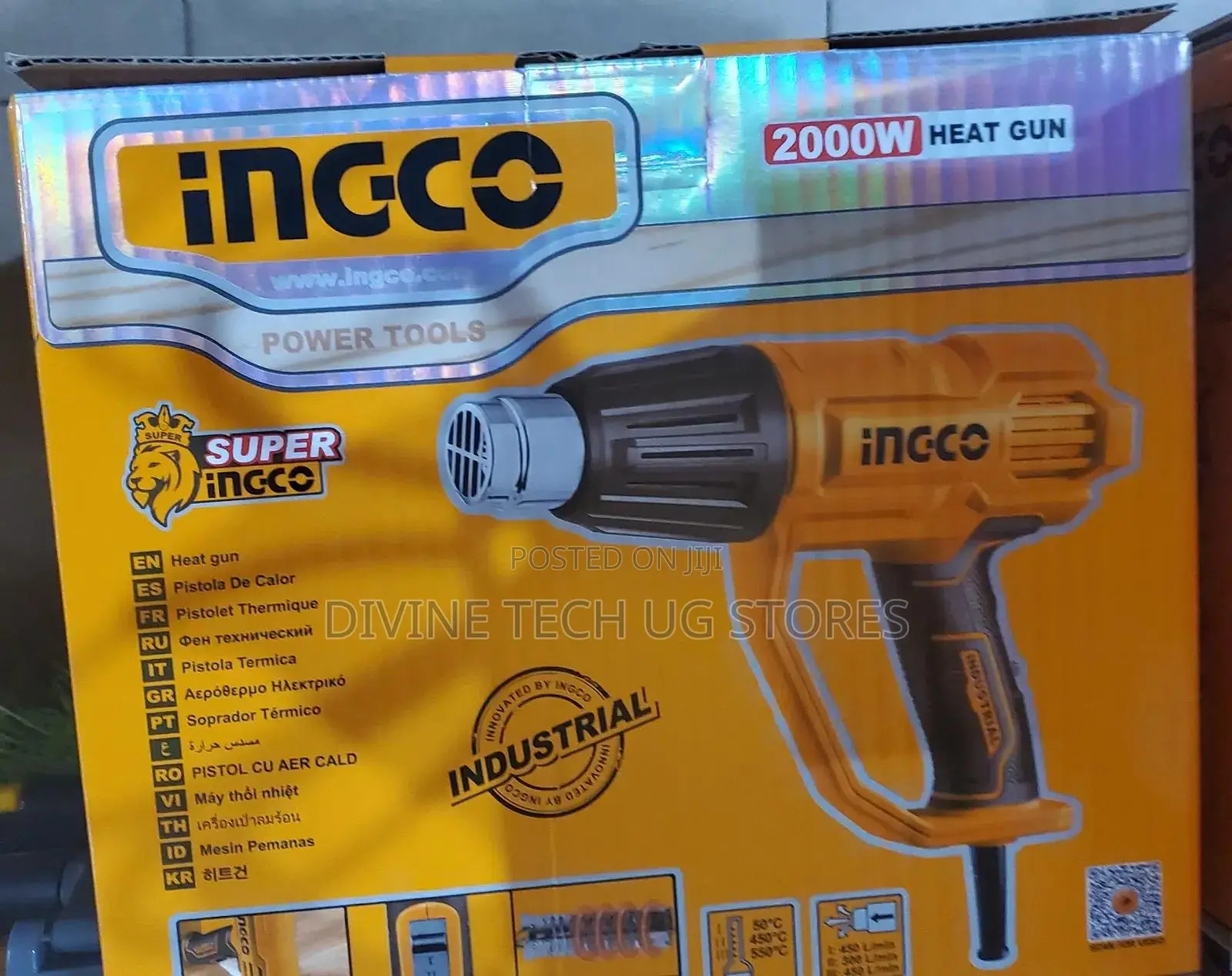 Ingco Heat Gun 2000w Hot Air Gun