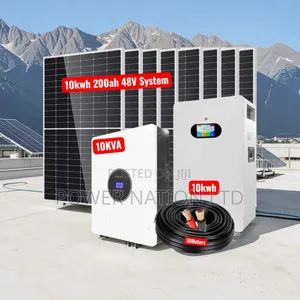 10kwh Lithium Solar System Kit (10kwh 200ah 48v 10kva 48v Hybrid)