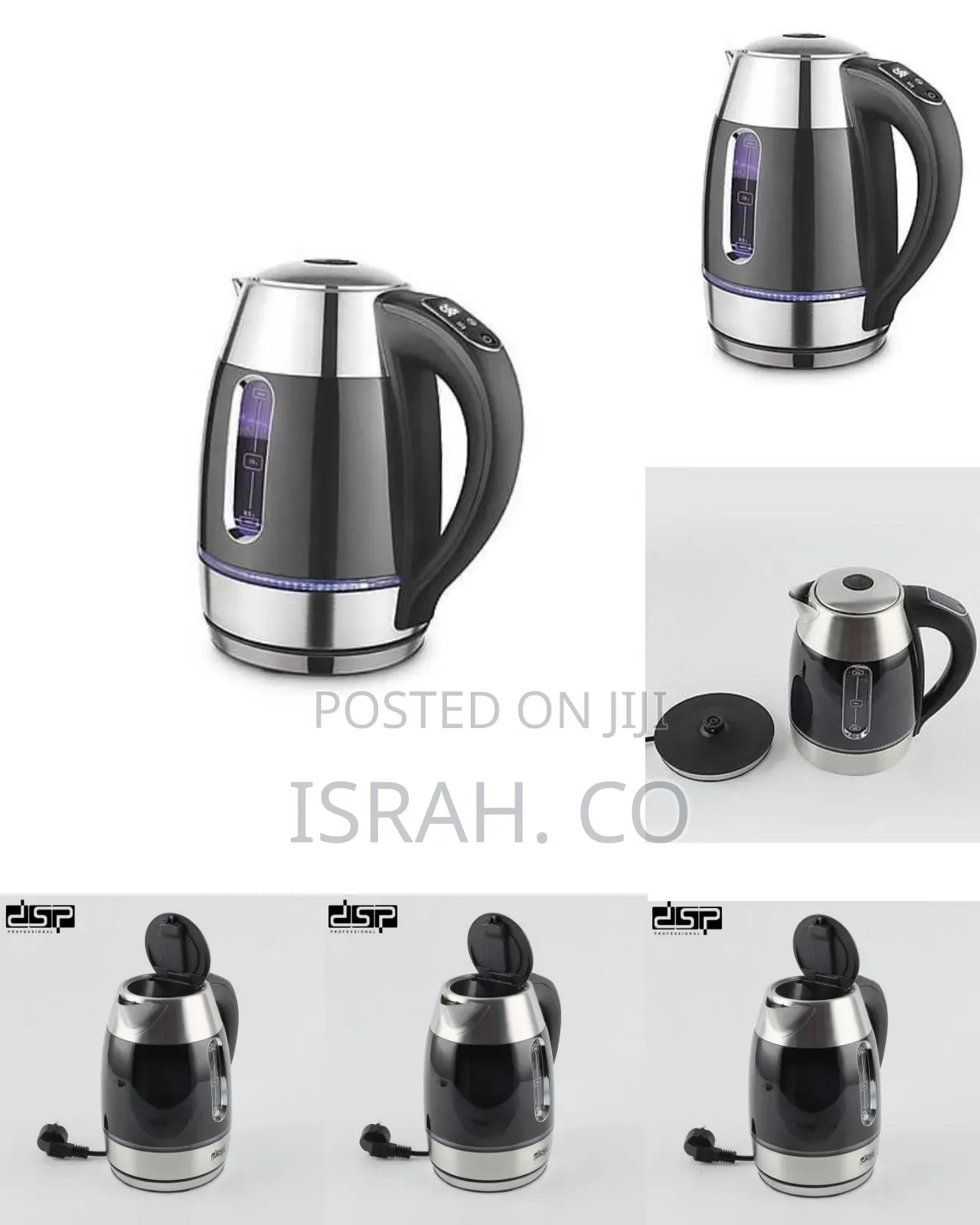 DSP Modern Electric Kettle With Digital Controls and Led.