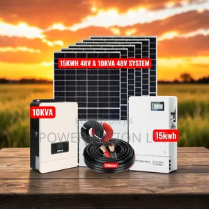 15kwh Lithium Solar System Full Kit(15kwh 300ah48v 10kva 48v Hybrid)