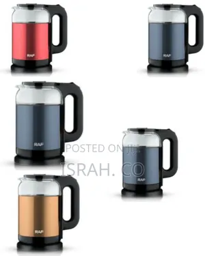 Raf Designer Glass and Copper Electric Kettle - Multicolor