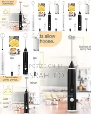 Rechargeable Handheld Electric Milk Frother and Whisk