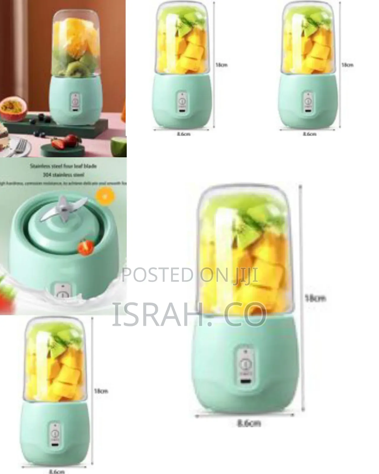 Sleek Portable Personal Blender for Smoothies and Juices